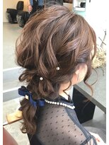 ニコ(nico...)&nbsp;編みおろしヘアアレンジ☆