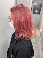 ジオラマ(DIORAMA)&nbsp;ピンク / デザインカラー / ダブルカラー / ロブ / ボブ /