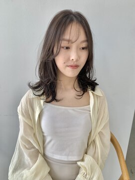 ヘアー アイス 御器所本店(HAIR ICI) ロングヘア韓国ヘアレイヤーカット小顔カット2wayバング