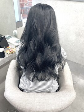 ランド 千葉(land) ブルーブラック/ブリーチなし/韓国風