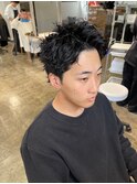 ニュアンスパーマスパイキーショートダウンパーマシャドウパーマ