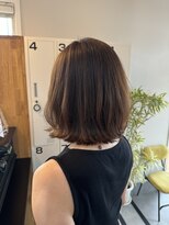 アウラヘアーサロン(aura hair salon)&nbsp;サンドベージュ×ボブレイヤー