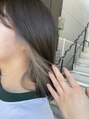 ローブロワ(L'Aube roi)&nbsp;全体を少し暗めでインナーだけ、明るくイメチェンも可愛い◎