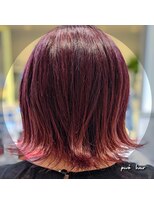 ピヴォヘアー(pivo hair) ピンクハイライト