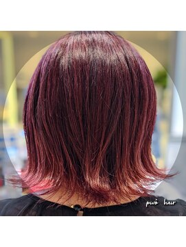 ピヴォヘアー(pivo hair) ピンクハイライト