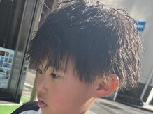 マヒナ ヘアーアンドリラックス(mahina hair&relax)の雰囲気（男の子のパーマはカッコ可愛くなります♪）