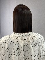 ザラブズラフズヘアー 守恒店(the loves laughs hair) ぱっつんストレートボブ