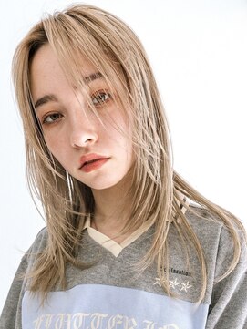 ミラバイグリーン(Mira by green) レイヤーカット/ダブルカラー/フェイスレイヤー/横浜/関内