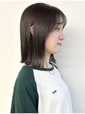 【モリオ松戸　石山】外ハネ切りっぱなしボブナチュラルボブ