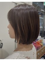 ヴァネッサ VANESSA&nbsp;ショートボブ×オリーブブラウン×吉川沙知