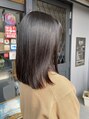 ヘアーアンドスパ エンジェイ(HAIR＆SPA enj)&nbsp;まっすぐになりすぎない、自然なストレートもご相談ください。