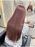 黒髪クラゲヘアーオリーブグレー小顔ココアベージュ