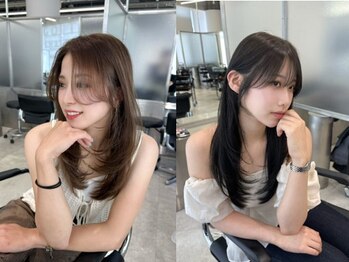 エース 梅田店(ace)の写真/《梅田》第一印象を変える“顔周りデザイン”。小顔見せも抜け感も、あなたに合わせて調整。