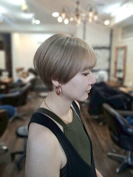 マッシュショート丸みショート20代30代