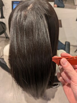髪質改善ストレート