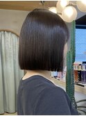 くすみベージュ/ショート/前髪/レイヤー/髪質改善/縮毛矯正/横浜