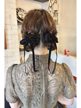 ヘアサロン チェルシー(hair salon chelsea) ツインリボンアレンジ♪