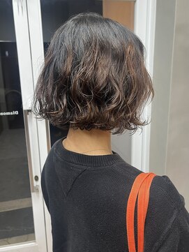 ダイアモンドリリーキートス(Diamond Lily kiitos) ミディアムヘア/暗めカラー/グランマッシュ/一宮/レイヤー