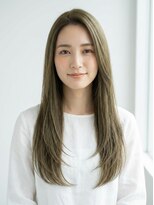 ミーロ 仙台東口(miiro)&nbsp;ロングレイヤー10代20代30代オリーブベージュ