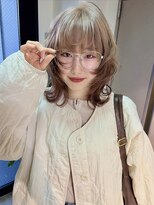 イコ(.ico) ミルクティーベージュ×マロンブラウンルーツカラー