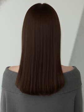 フレイムス ヘアアンドリラックス 赤羽店(Frames hair&relax) 清楚系大人ストレートロング20代30代40代◎前髪ありセミディ赤羽