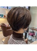 丸みのあるショート