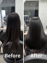 トゥエル バイ ディプティモイラ(tuelu by dipty MOILA)&nbsp;艶髪Before&After