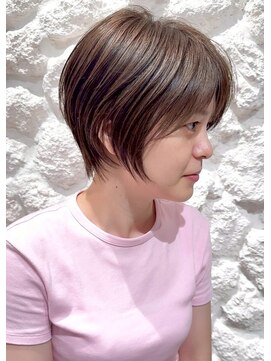 モアナ バイ ヘッドライト 上田店(Moana by HEADLIGHT) Moana【上田】#大人ショート#小顔魅せショート#レイヤーカット