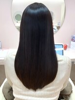 ソンノ(sonno)&nbsp;ダークブラウン 艶髪 ロングヘア サラツヤストレート 20代