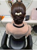 綺麗めシニヨン