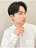 爽やかビジネスショート×センターパート/マッシュ/パーマ