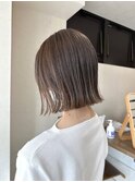 【sowi 鳥羽】ベージュカラー×あご下ボブ