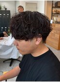 宇都宮メンズカットメンズパーマツイストスパイラルパーマ眉毛