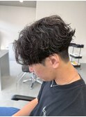 宇都宮メンズカットメンズパーマ波巻きスパイラルパーマツイスパ