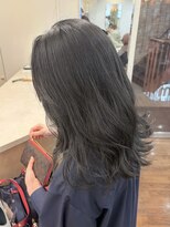 モア 下通店(MORE) Deep Olive Gray/髪質改善ケアカラー/ブリーチなし