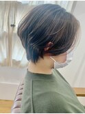 丸みのあるお洒落なショート
