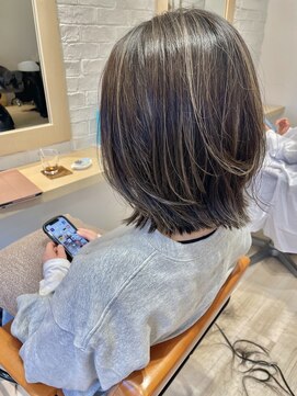 マリーナヘアー(marina hair) 【marina hair】ハイライトボブ