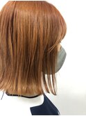 外ハネボブ　ピュアオレンジ　ブリーチ必須　6
