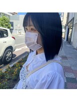 ボアップ 京橋店(boappu)&nbsp;#ブルーブラック　#ブルーカラー　#ブリーチなし