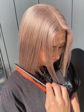 ベレーザ 渋谷(BELEZA) 4633ミルクティーアッシュシルキーベージュ韓国グレーベージュ