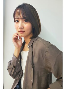 ガーデン オオタカノモリ(garden otakanomori) 前髪カットコンパクトストレートボブ×似合わせカット韓国ボブ