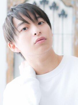 トニーアンドガイメン ホテル京阪仙台店(TONI&GUY MEN) 長めバングがポイント！マットブラウンウルフショートh仙台