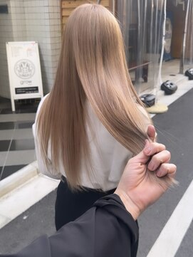 グロウ 上野御徒町(grow) スタッフカラー/ももな/トリプルカラー/デザイン修正ブリーチ