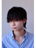 MEN’SHAIRクロスバングマッシュウルフ