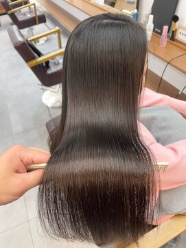 ランプ(Lamp) 髪質改善/白髪染め/酸熱サブリミックtr ビフォアー＆アフター