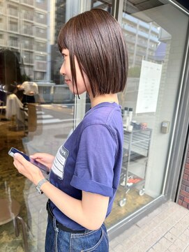 ハマモト 切りっぱなしボブ