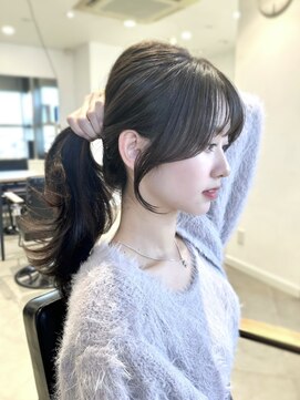 アリュウル 表参道(ALLURE) 結んでも下ろしてもカワイイお顔まわりカット！【KAKO】