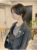 ショートボブ/簡単スタイリング/丸みショート/可愛い/20代30代