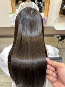 ヘアープレイス アペーゴ(hair place apego) 酸性ストレート