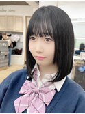 小顔ボブ×美髪[ぱつっとボブ/縮毛矯正/横浜韓国]